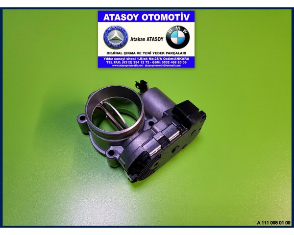 MERCEDES W203 C200 KOMPRESÖR GAZ KELEBEĞİ 1110980109 A1110980109 - 0280750045 A 111 098 01 09 - 0 280 075 045 M111 EVO